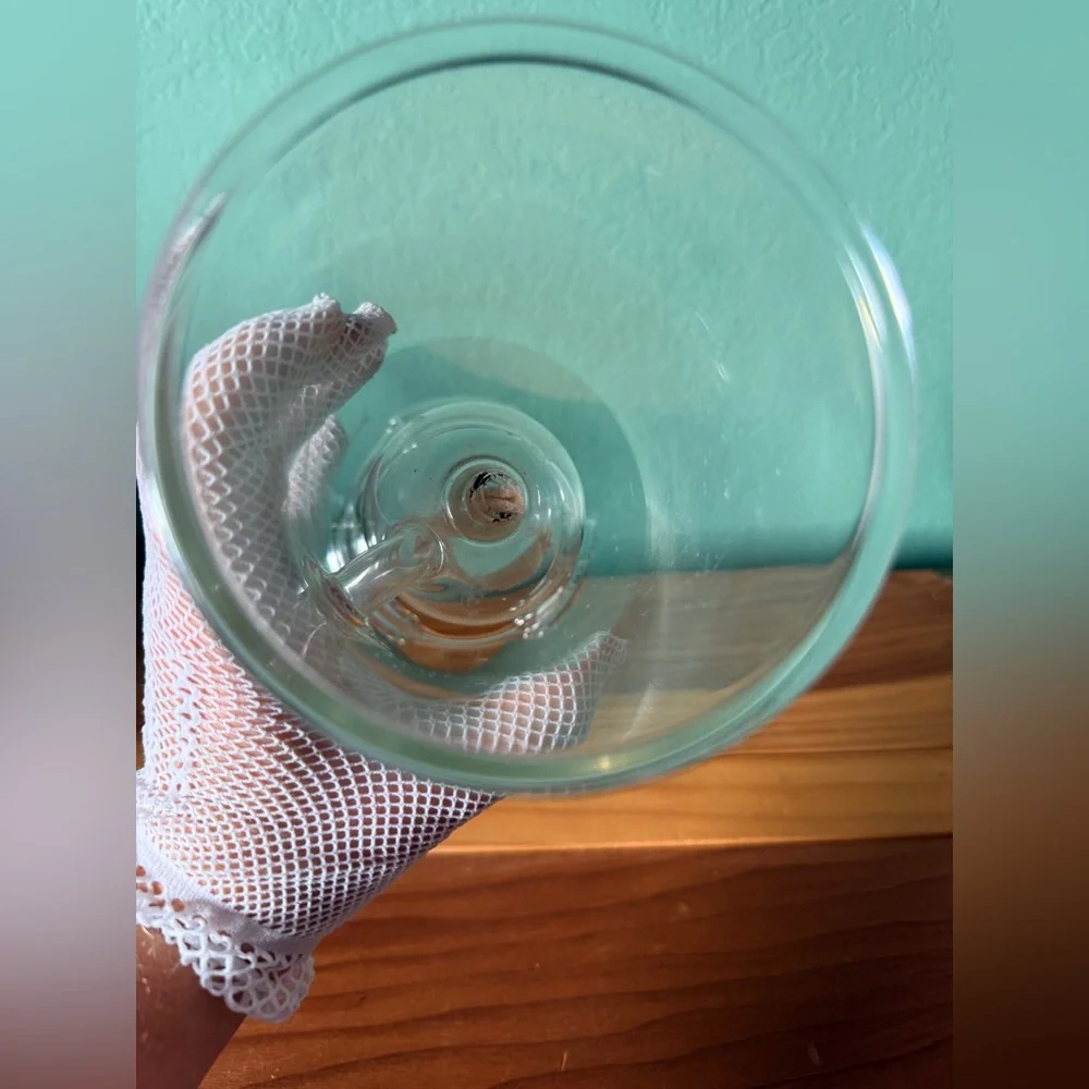 Wolfard Glassblowing Co Hand Blown Oil Lamp 9”